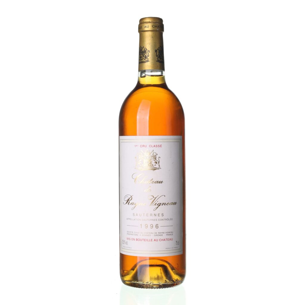 1996 Sauternes Premier cru Chateau de Rayne Vigneau