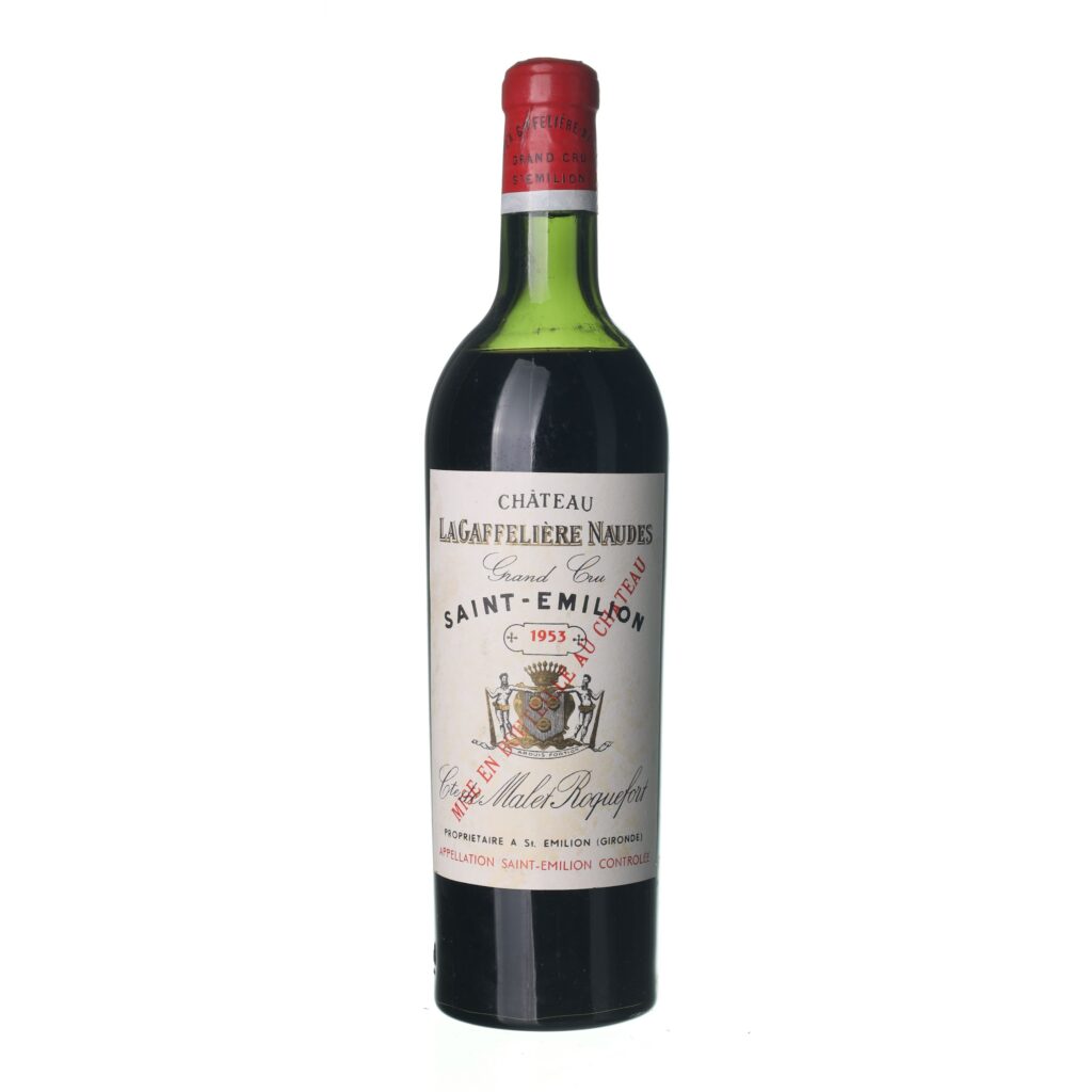 1953 Saint-Émilion Grand Cru Chateau Lagaffeliere Naudes