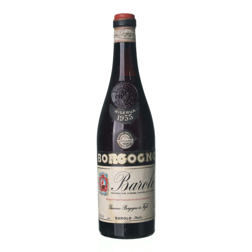 1955 Barolo Riserva Giacomo Borgogno & Figli