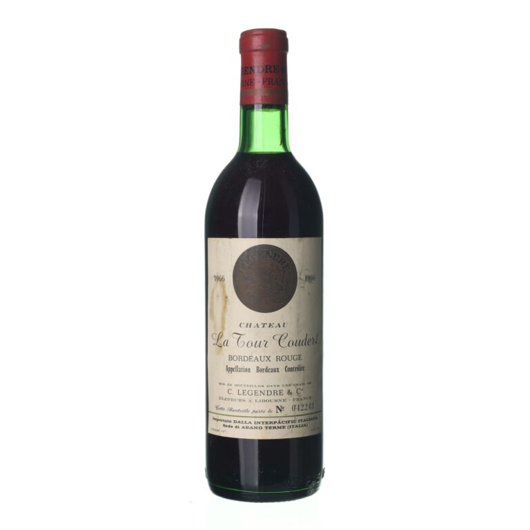 1966 Bordeaux rouge Chateau La Tour Coudert