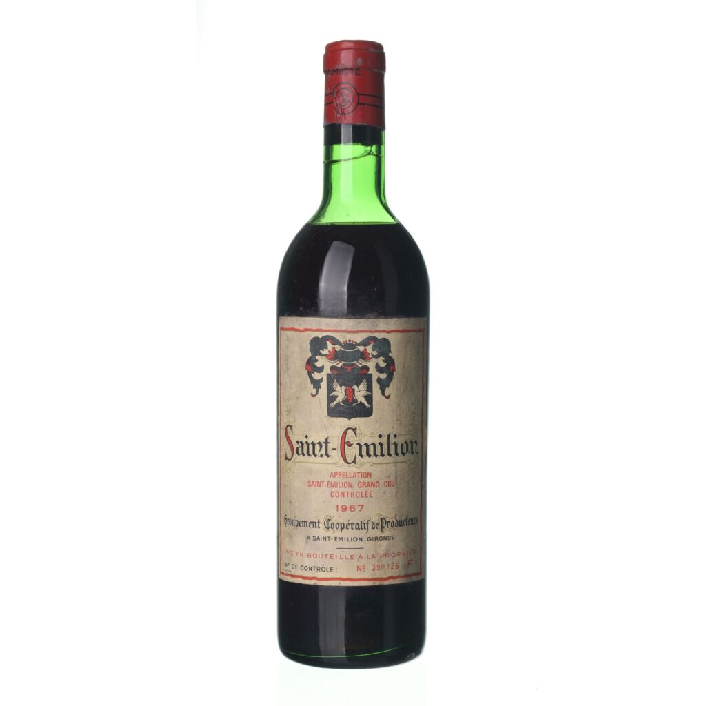 1967 Saint-Émilion Grand Cru Groupement Coopératif de Producteurs