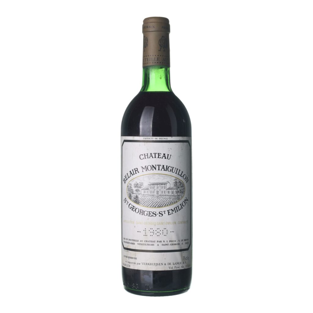 1980 Saint-Émilion Chateau Belair Montaiguillon