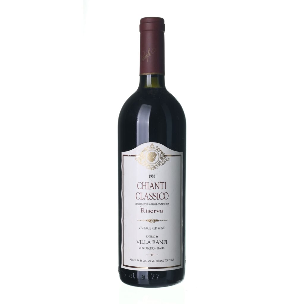 1981 Chianti Riserva Villa Banfi