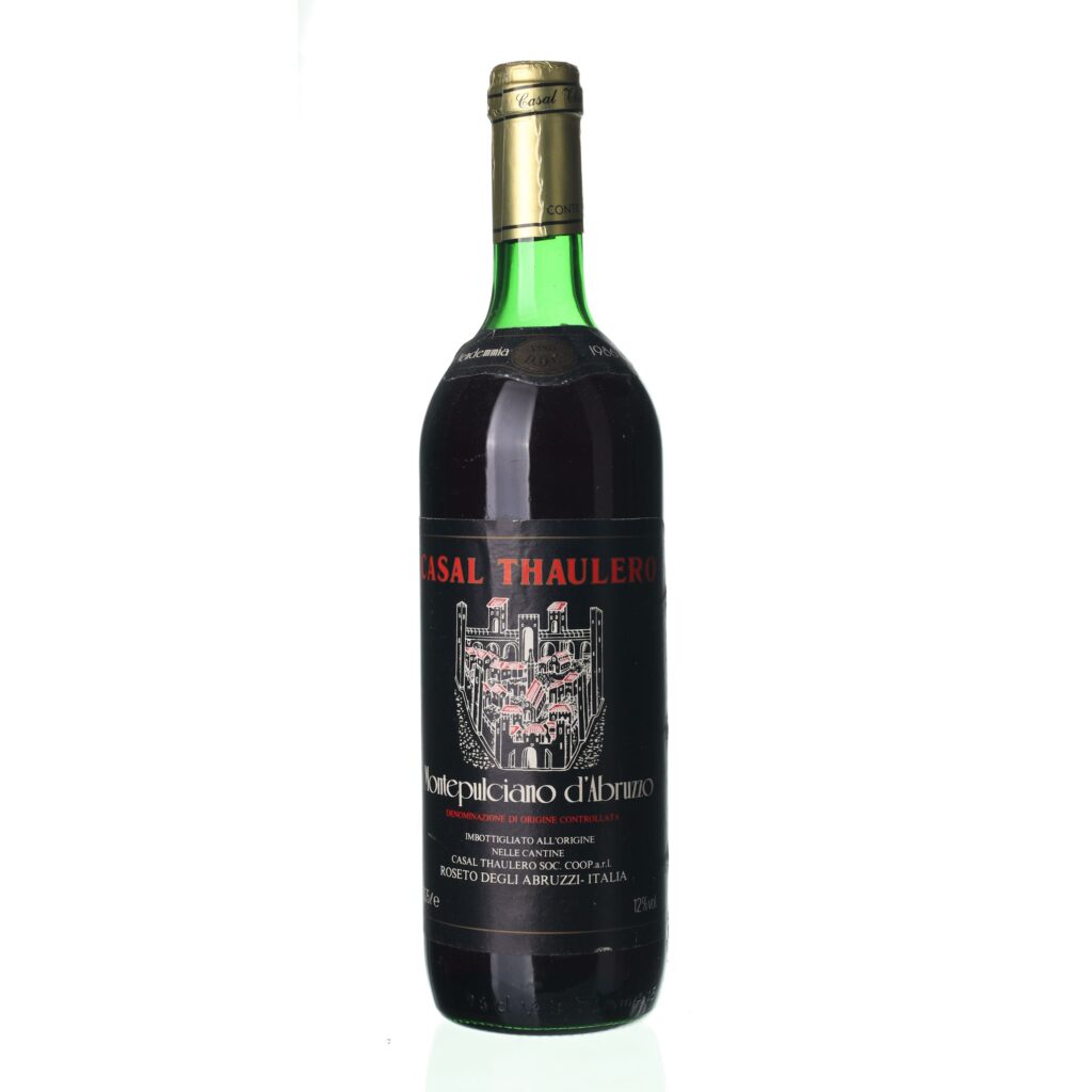 1986 Montepulciano d´Abruzzo Casal Thaulero