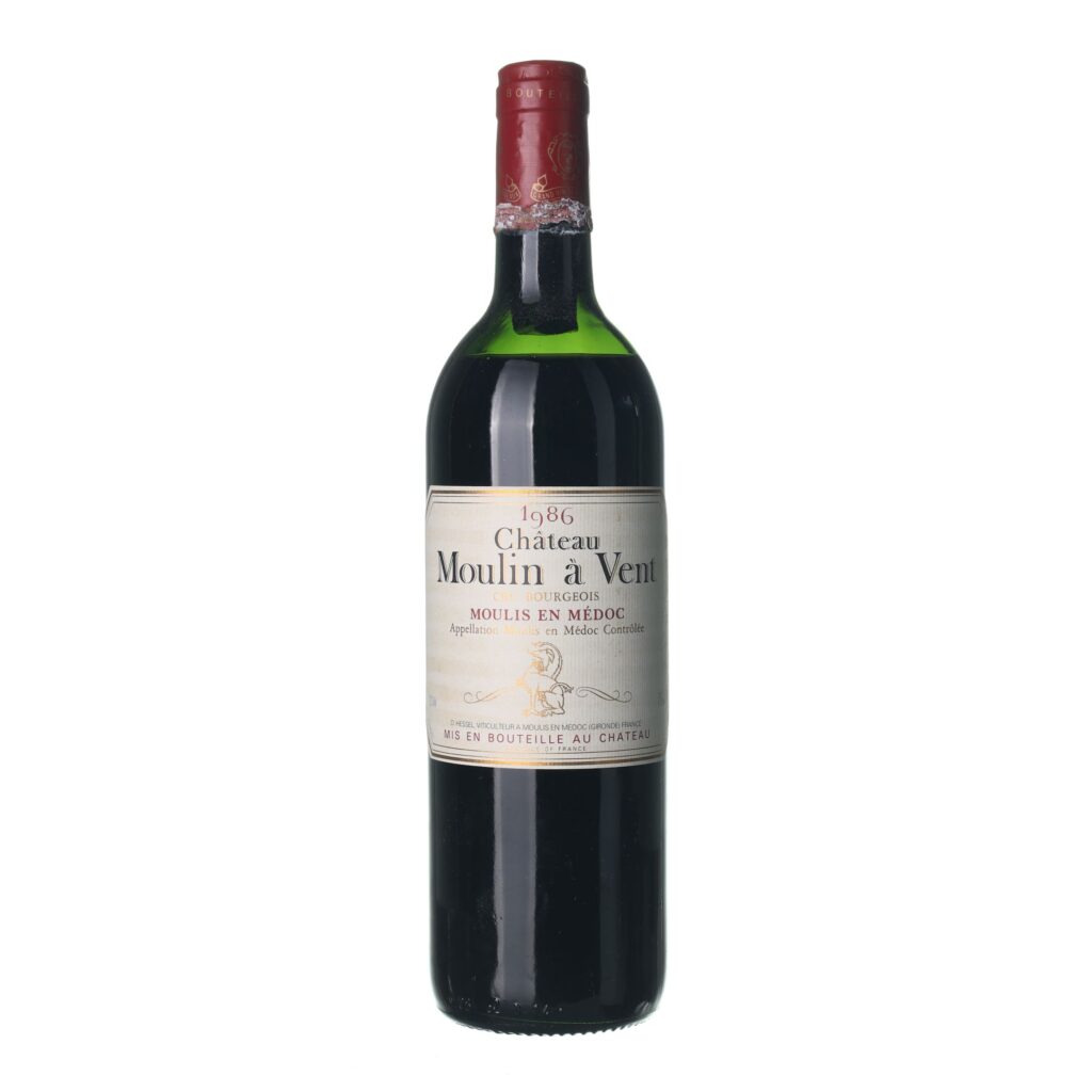 1986 Moulis en Médoc Cru Bourgeois Chateau Moulin a Vent