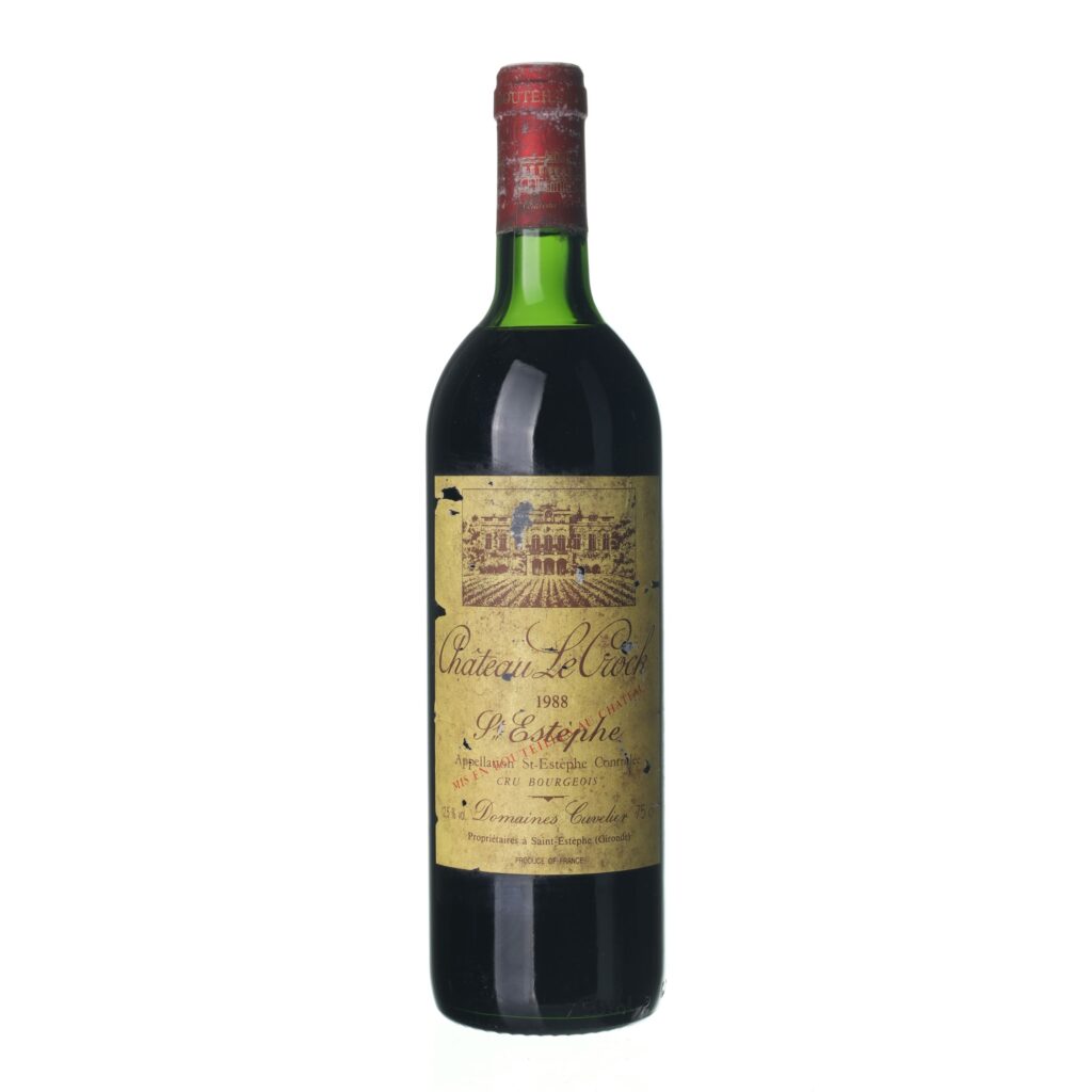 1988 Saint-Estèphe Cru Bourgeois Chateau Le Crock