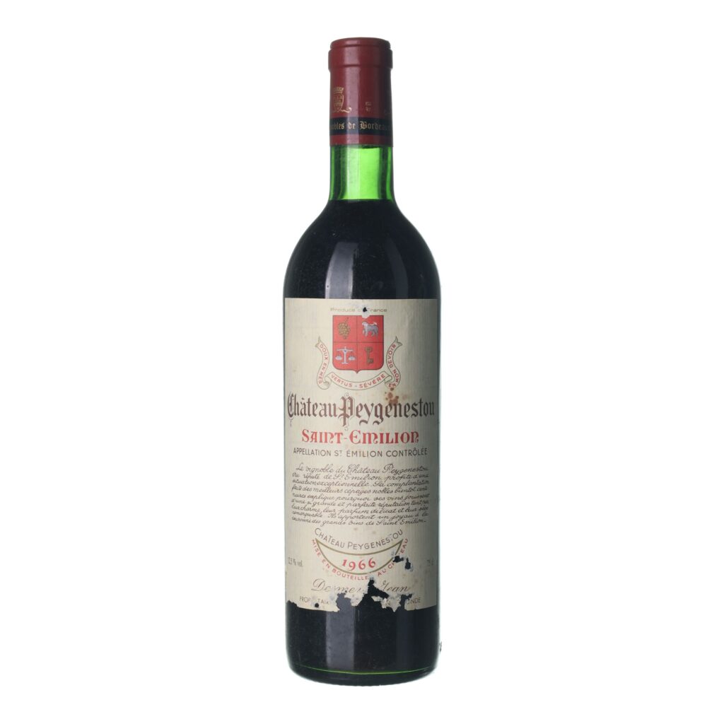 1966 Saint-Émilion Chateau Peygenestou