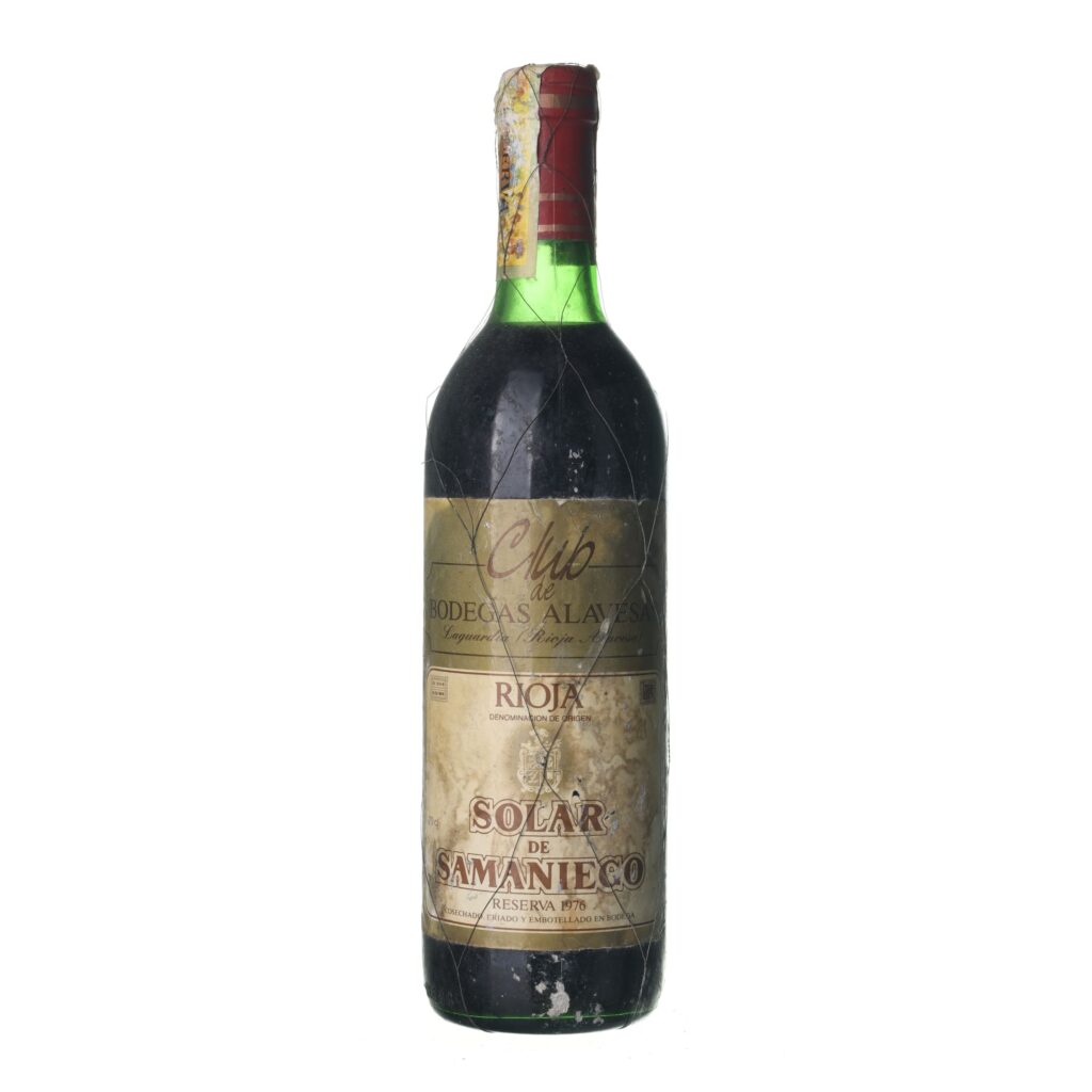 1976 Rioja Reserva Bodegas Alavesas