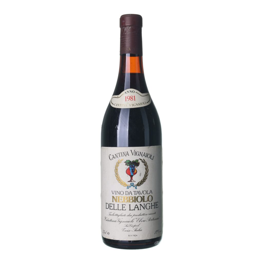 1981 Nebbiolo delle Langhe Cantina Vignaioli