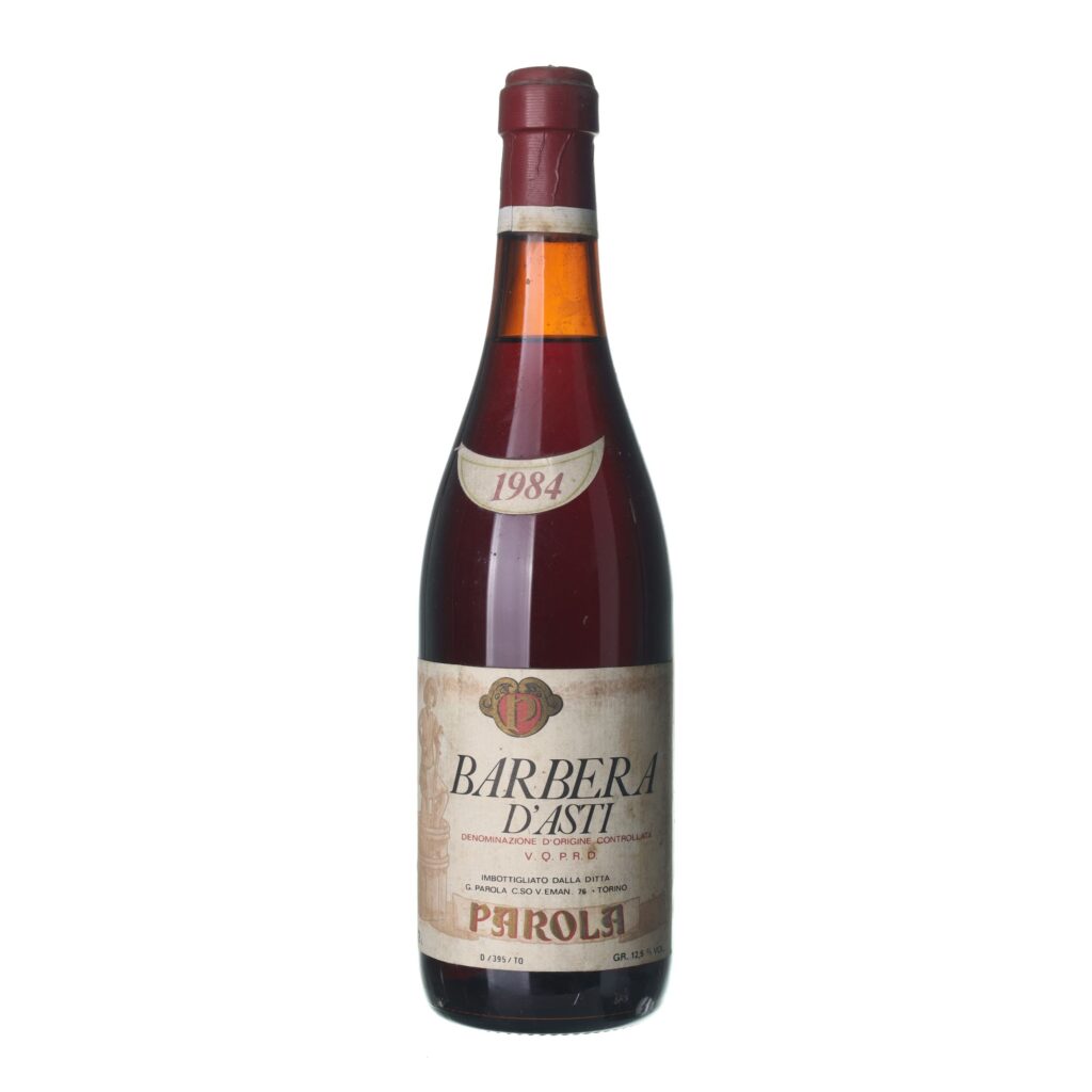 1984 Barbera d´Asti Giovanni Parola