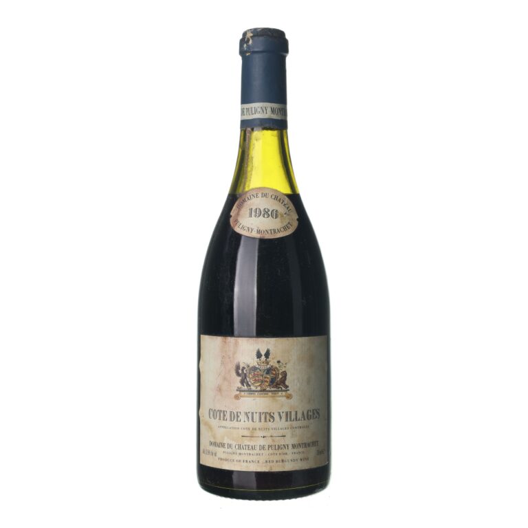 1986 Cote de Nuits Villages Domaine du Chateau de Puligny Montrachet