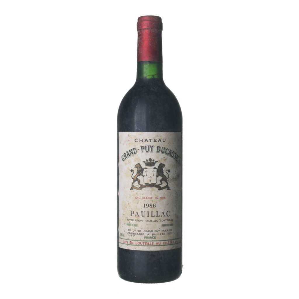 1986 Pauillac Grand Cru Chateau Grand Puy Ducasse