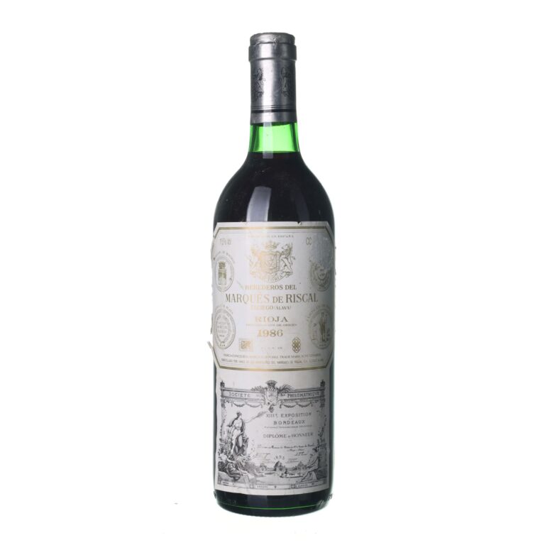 1986 Rioja Crianza Herederos del Marqués de Riscal