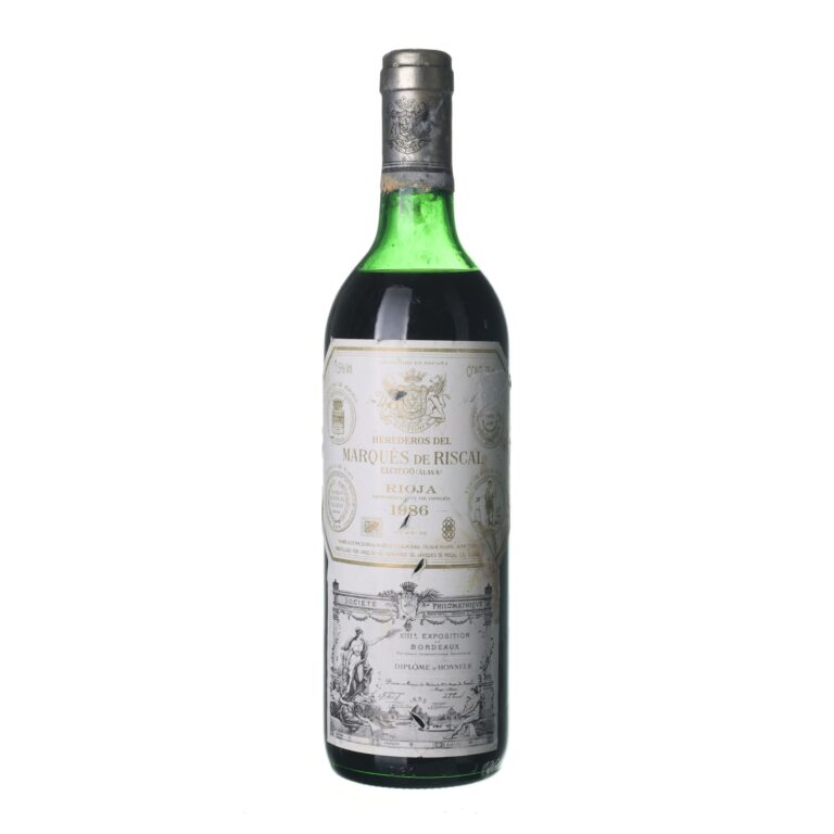 1986 Rioja Herederos del Marqués de Riscal