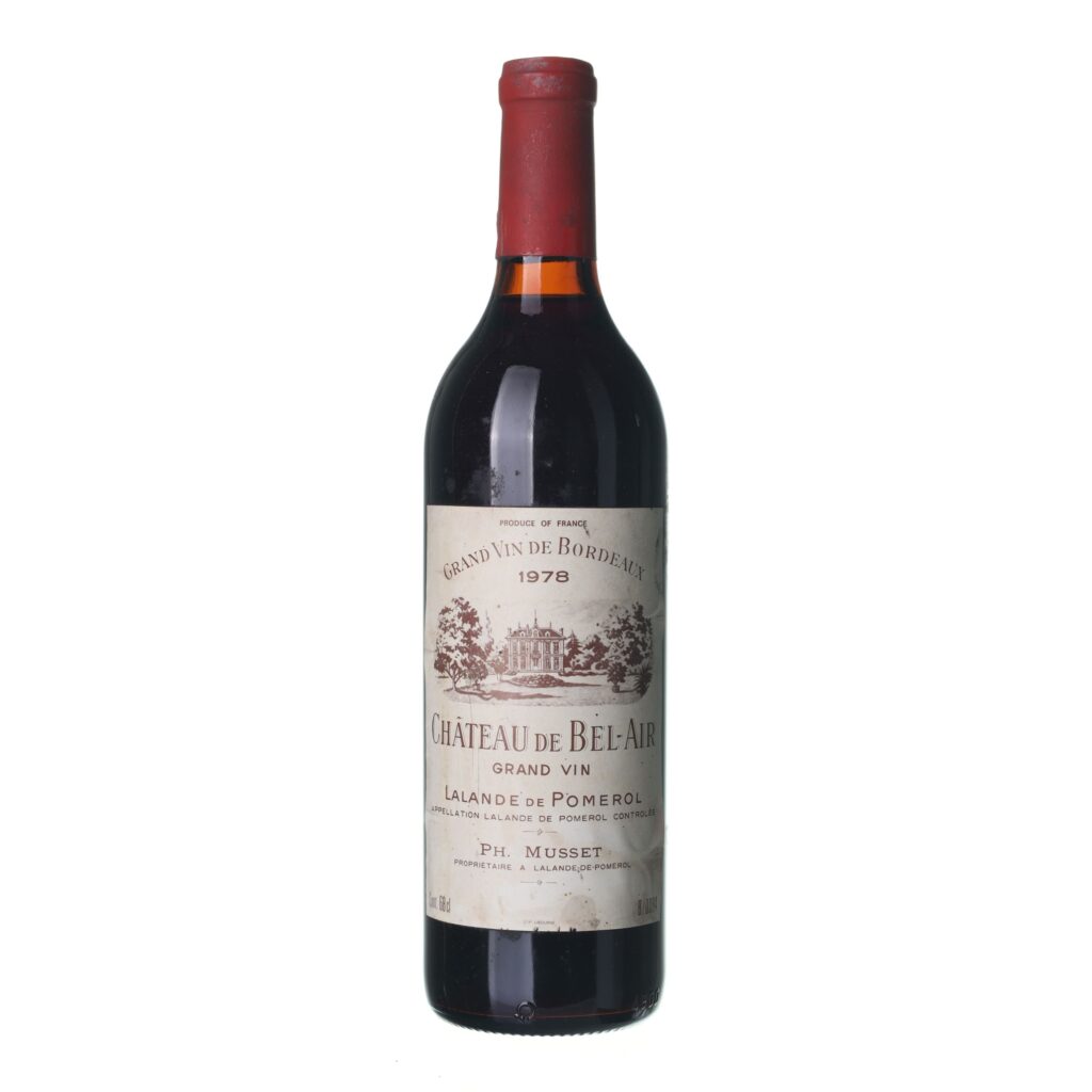 1978 Lalande de Pomerol Grand Cru Chateau de Bel-Air