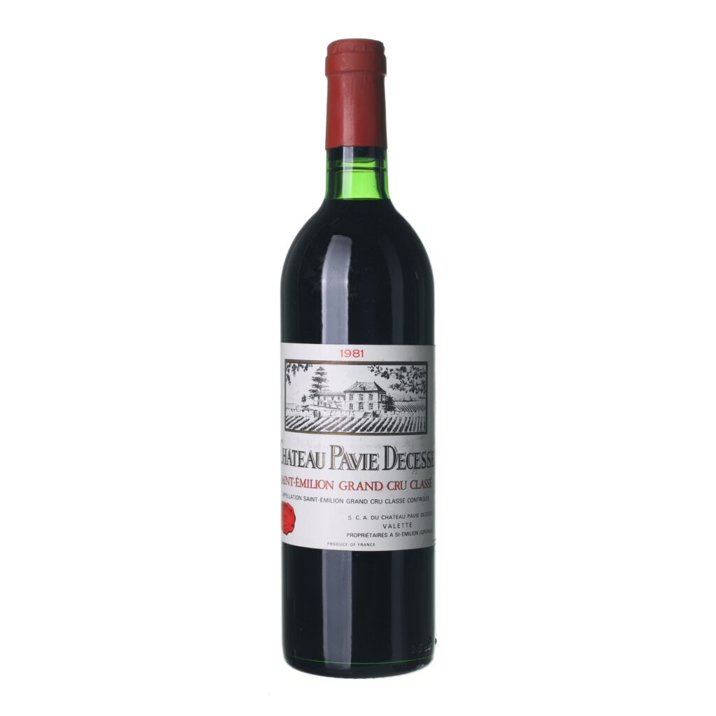 1981 Saint-Émilion Grand Cru Chateau Pavie Decesse