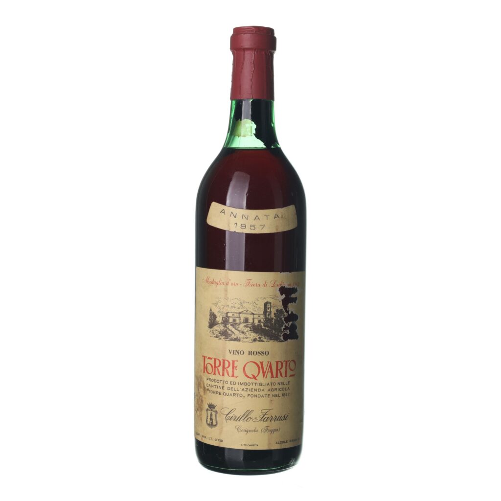 1957 Vino Rosso Torre Quarto