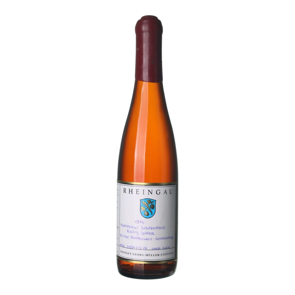 1976 Ryzlink rýnský / Riesling Pozdní sběr Weingut Georg Müller Hattenheimer Schützenhaus