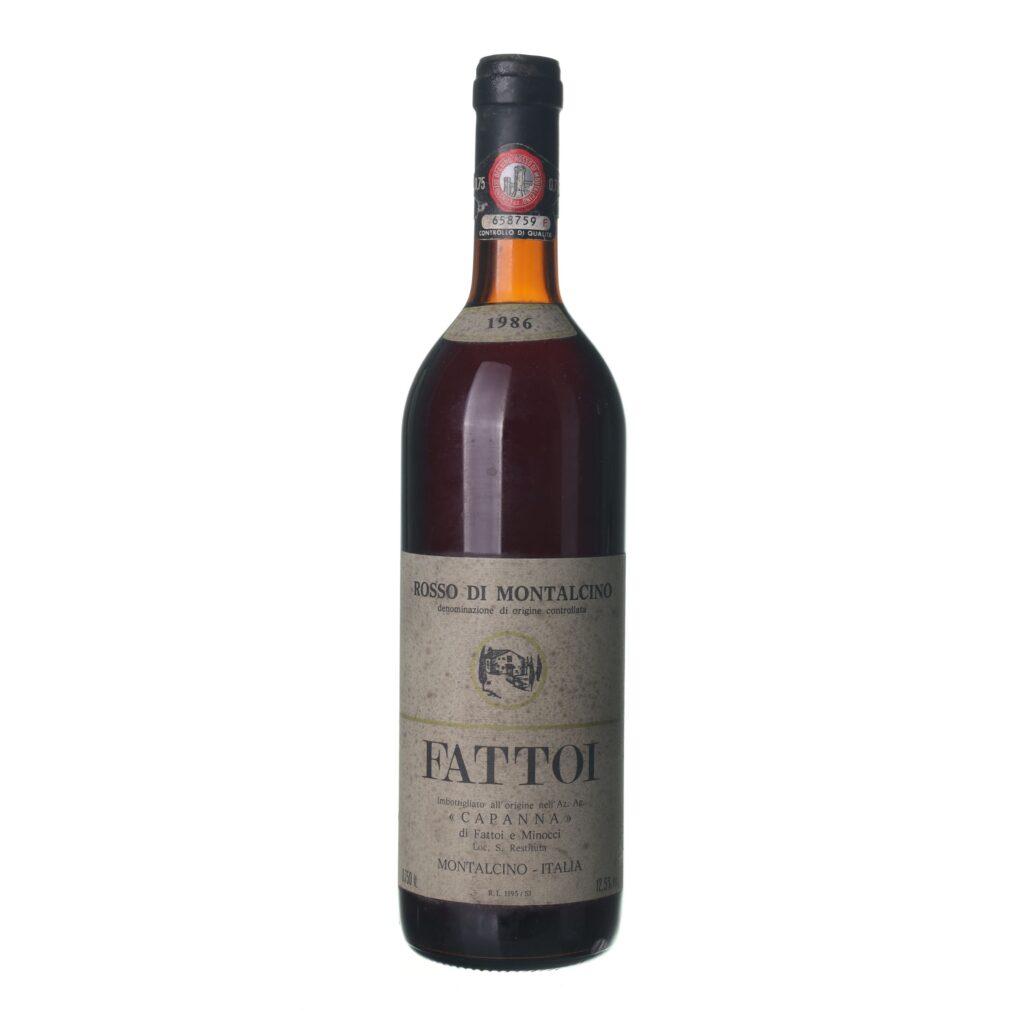 1986 Rosso di Montalcino Capanna