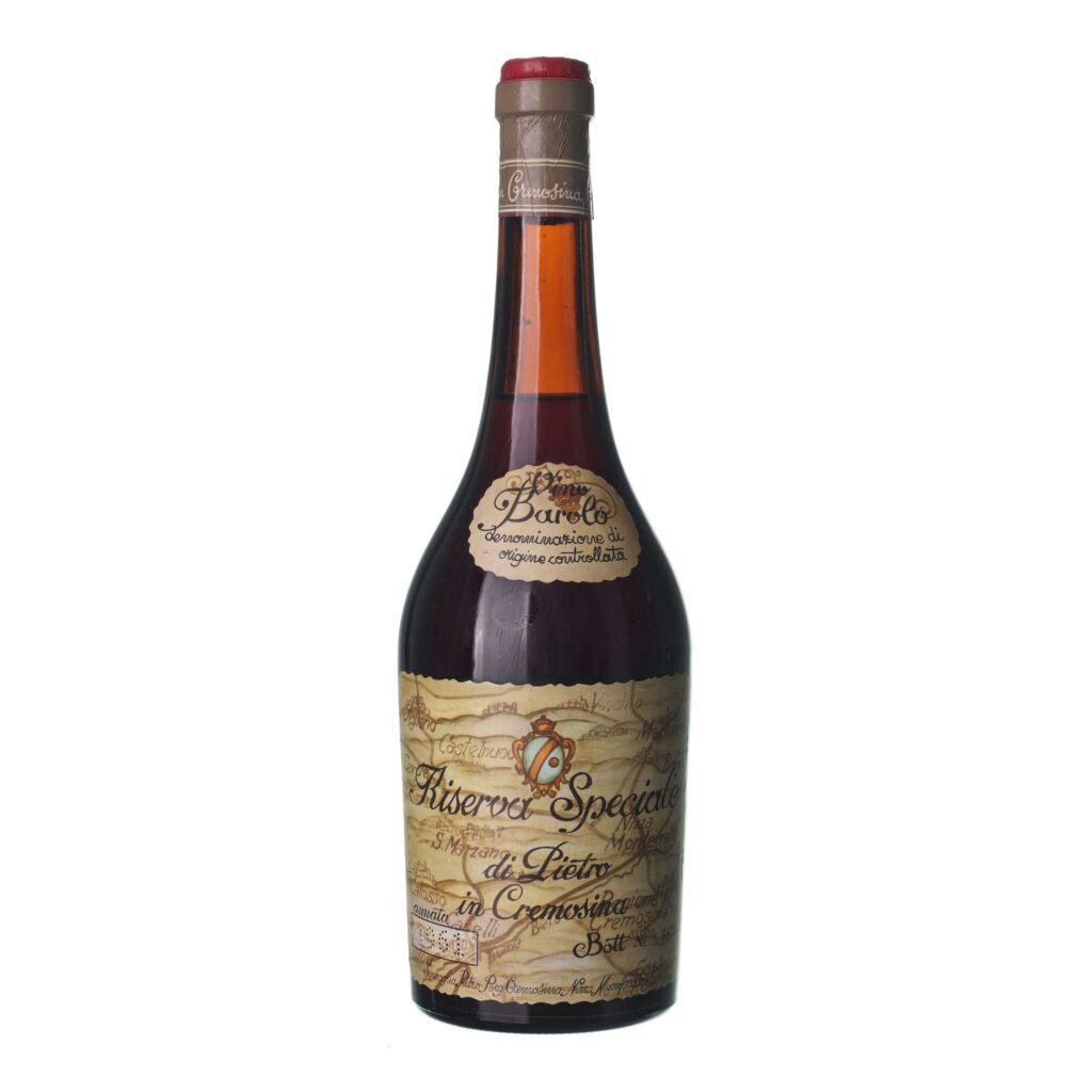 1961 Barolo Riserva Pietro in Cremosina