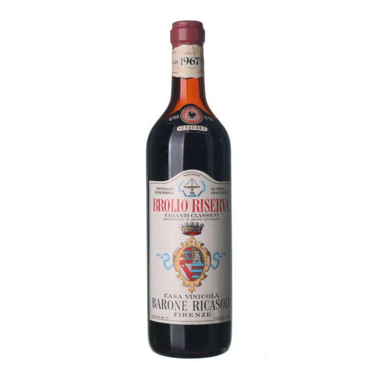 1967 Brolio Riserva Barone Ricasoli