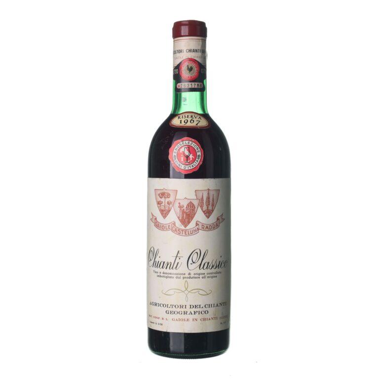 1967 Chianti Riserva Gaiole Castellina Radda