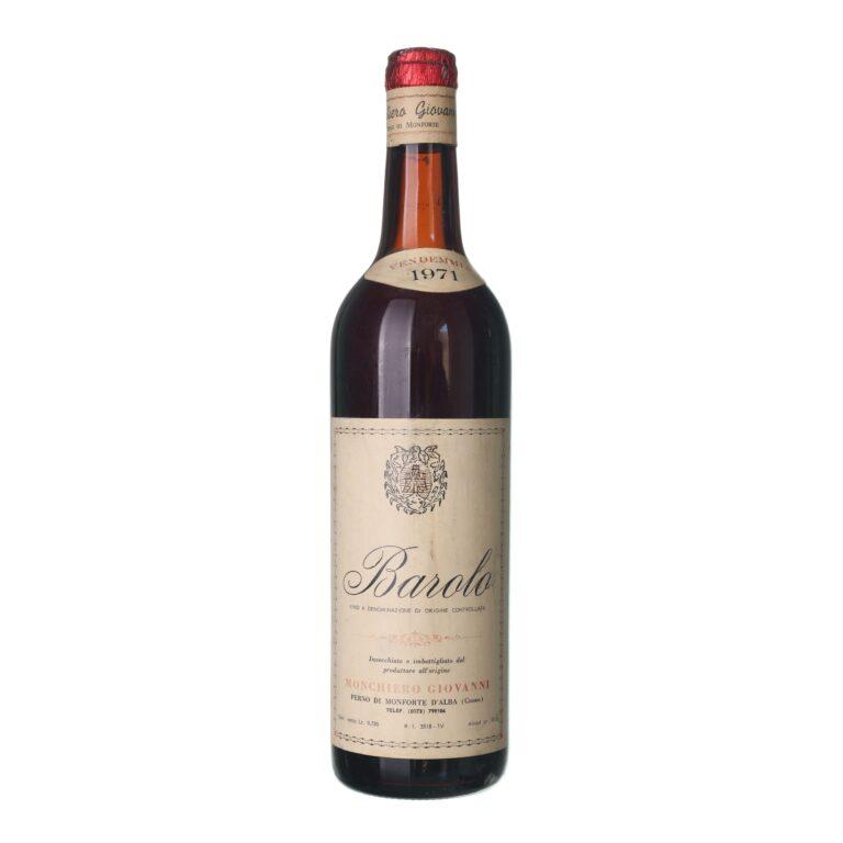 1971 Barolo Giovanni Monchiero