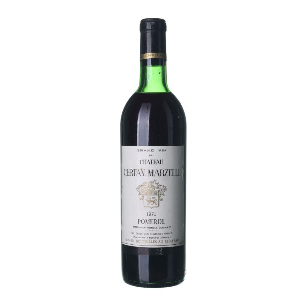 1971 Pomerol Chateau Certan Marzelle