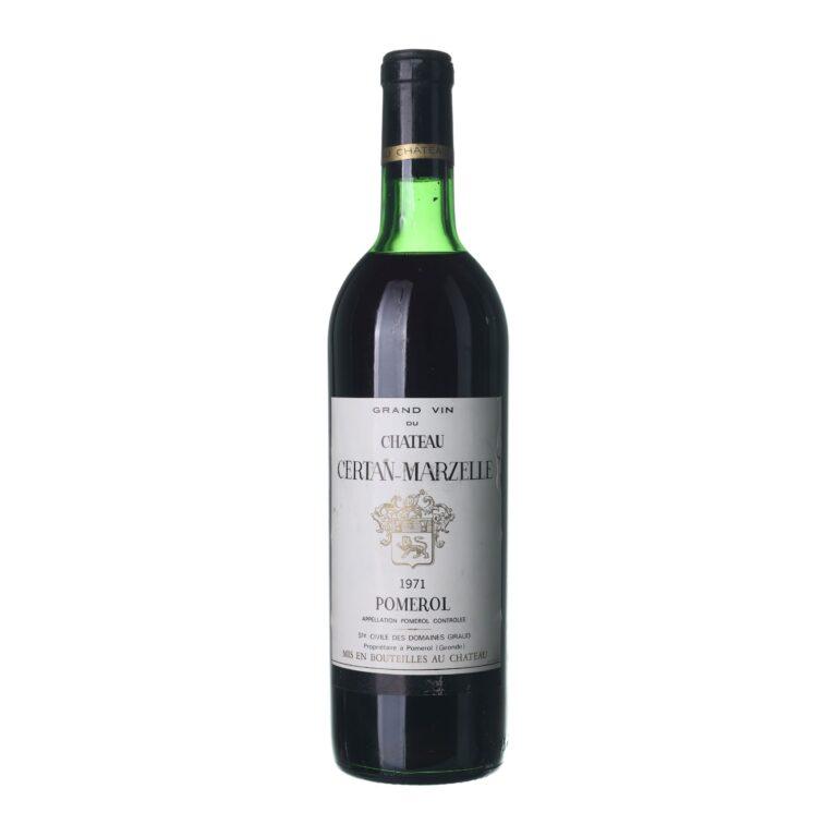 1971 Pomerol Chateau Certan Marzelle