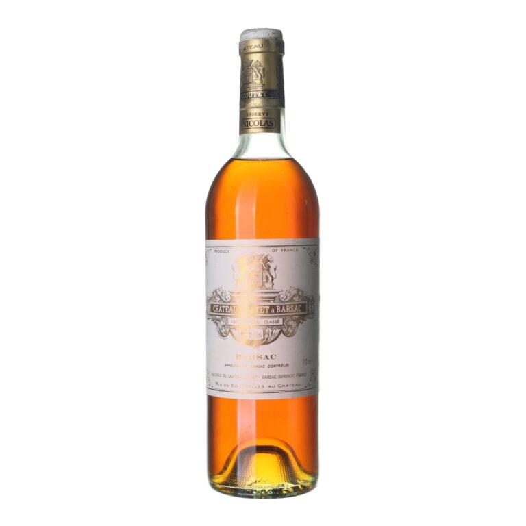 1976 Barsac Chateau Coutet a Barsac