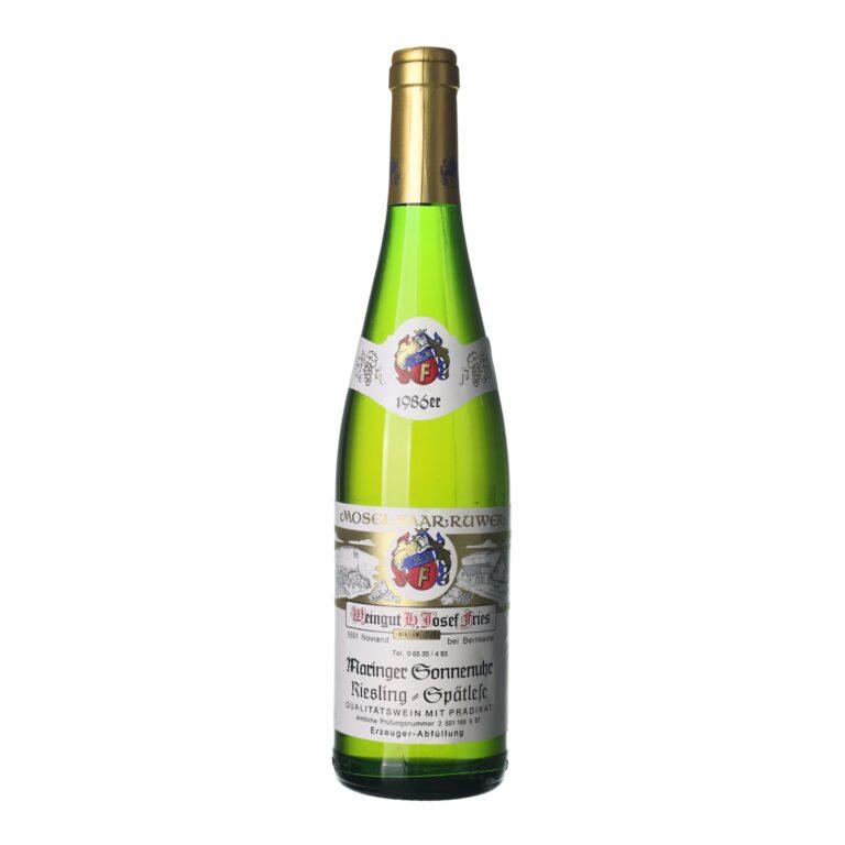 1986 Ryzlink rýnský / Riesling Pozdní sběr Weingut Markus Fries Maringer Sonnenuhr