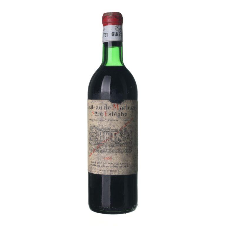 1967 Saint-Estèphe Chateau de Marbuzet