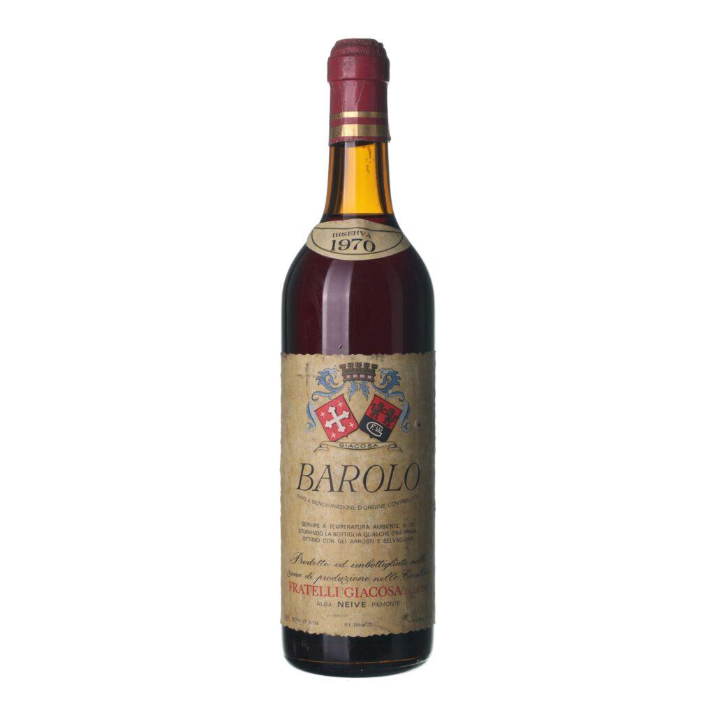 1970 Barolo Riserva Fratelli Giacosa