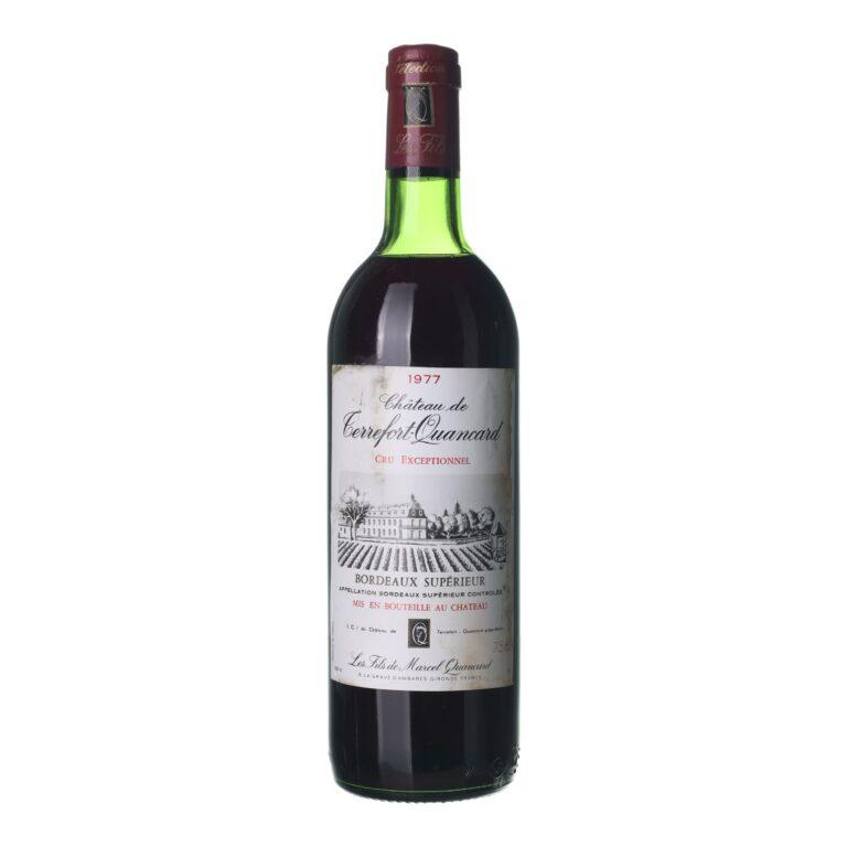 1977 Bordeaux Supérieur Château de Terrefort-Quancard